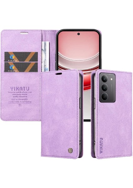 Realme C75 4g Kılıf Düz Renk Cilt Dostu Manyetik Kapak ile Uyumlu (Yurt Dışından) modelleri