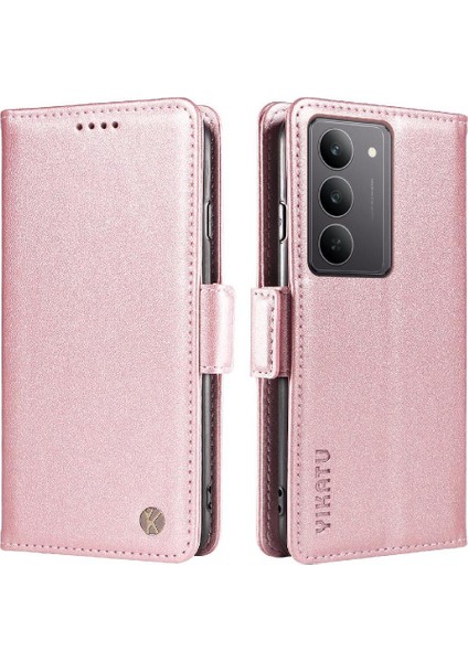 Realme C75 4g Hafif ve Luxe Premium Faux Deri Için Flip Case (Yurt Dışından)