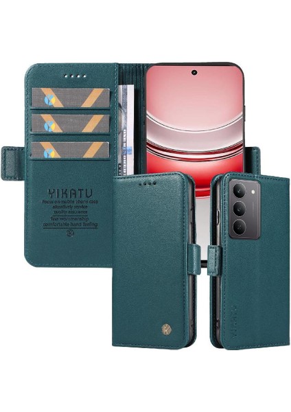 Realme C75 4g Hafif ve Luxe Premium Faux Deri Için Flip Case (Yurt Dışından)
