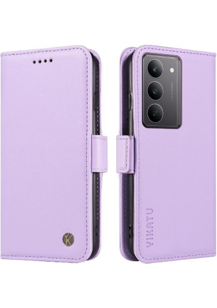 Realme C75 4g Hafif ve Luxe Premium Faux Deri Için Flip Case (Yurt Dışından)