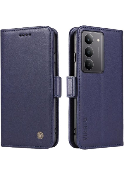 Realme C75 4g Hafif ve Luxe Premium Faux Deri Için Flip Case (Yurt Dışından)