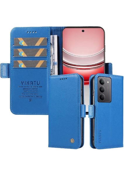 Realme C75 4g Hafif ve Luxe Premium Faux Deri Için Flip Case (Yurt Dışından)