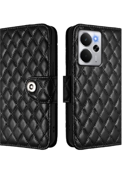 Realme 14T 5g Darbeye Dayanıklı Şık Koruyucu Kart Tutucu Bilek Için Kılıf (Yurt Dışından)