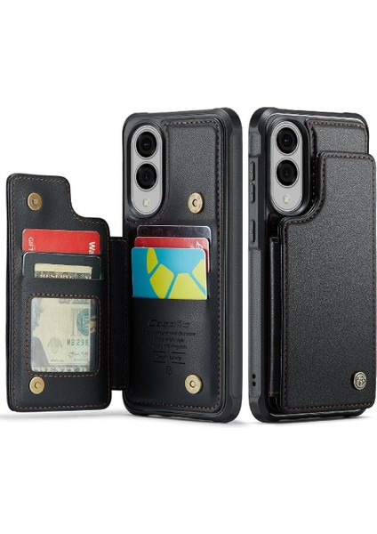 Samsung Galaxy S25 Kenar Ince Darbeye Dayanıklı Durumda Kart Tutucu Pu Için Flip Case (Yurt Dışından) fiyatları