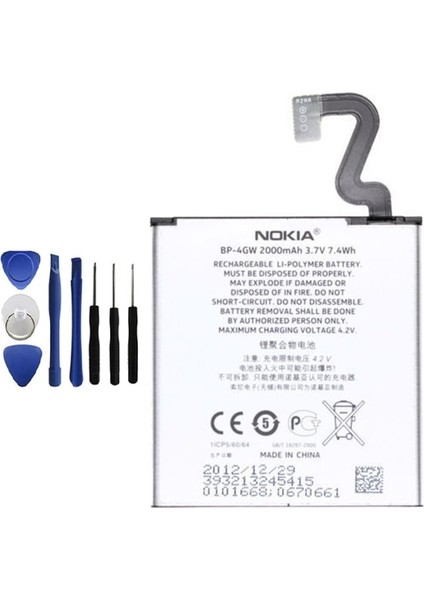 Nokia Lumia 625 Batarya Pil Tamir Seti Bp-4gw fiyatları