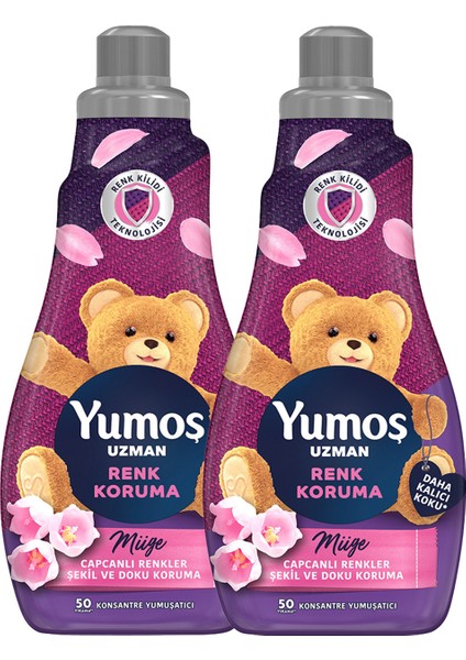 Uzman Renk Koruma Konsantre Yumuşatıcı 1200 ml X2