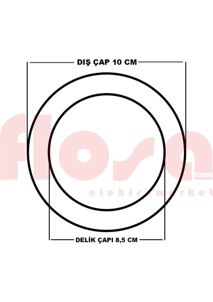 A'dan G'ye Cata 10 Adet 6W LED Spot 3 Renk Işık Krom Kasa 6 Watt F Tr