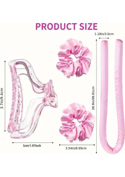 Saç Kıvırma Isısız Bukle Yapma Toka ve Sosis Saç Aparatı Set fiyatları
