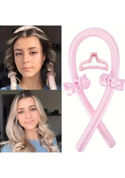 Saç Kıvırma Isısız Bukle Yapma Toka ve Sosis Saç Aparatı Set fırsatları