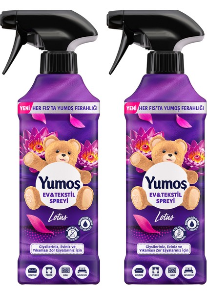 Ev Vetekstil Spreyi Lotus Yıkanması Zor Eşyalar Için 450 ml X2 fiyatları