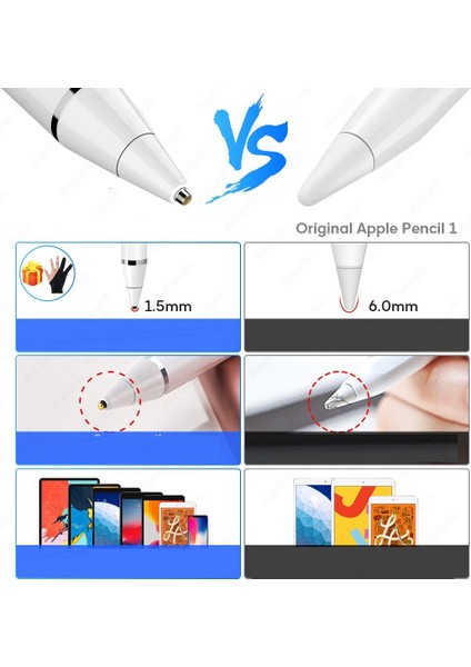 Stylus Kapasitif Dokunmatik Kalem Tüm Cihazlar Telefon ile Uyumlu Çizim Tasarım Tablet Kalemi fiyatları