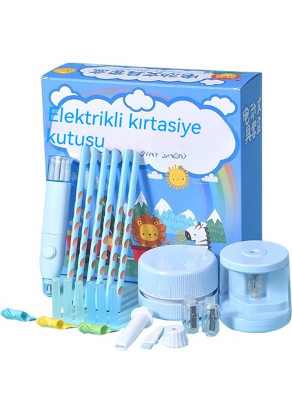 Öğrenci Okul Malzemeleri Silgi Masaüstü Elektrikli Süpürge Kırtasiye Seti (Yurt Dışından)