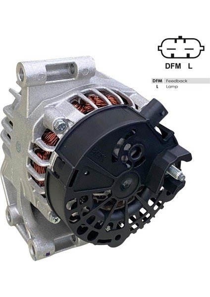 12V ALTERNATÖR DİNAMO 120 A (DFM-L) OPEL ASTRA H/CORSA D/MERIVA 1.3 CDTI (ITALY) fiyatları