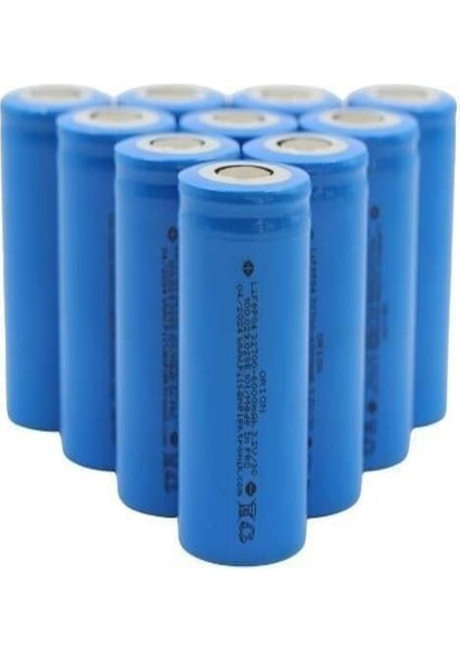 100 Adet Pil Lıfepo4 Ifr 32700 6000 Mah 3c Mavi