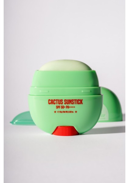 Cactus Sun Stick | Güneş Koruyucu Stick | SPF50+ PA++++ | Böcek & Sinek Kovucu Etki | Çocuk Dostu | Vegan | 3 Yaş+ | 15g fiyatları