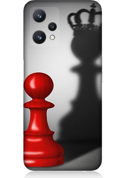 Realme 9 Pro 5g Uyumlu Piyonun Taçlı Hayali Desenli Silikon Kılıf