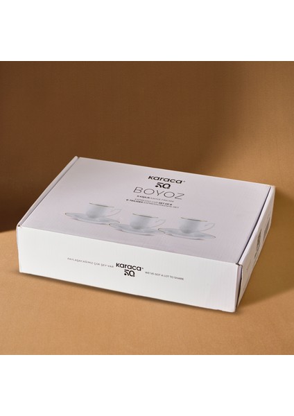 Boyoz 6 Kişilik Kahve Fincan Takımı 85 ml