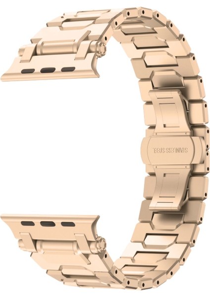 Apple Watch Uyumlu 42-44-45-46-49 mm Seri 1/2/3/4/5/6/se/7/8/10 Ultra Çelik Premiumfit Loop Kordon modelleri