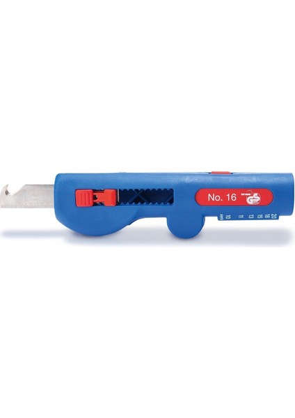 Tools Quadro Soyucu No. 16 | 4'ü 1 Arada Kablo Sıyırıcı, 8,0 - 13,0 mm Kablo