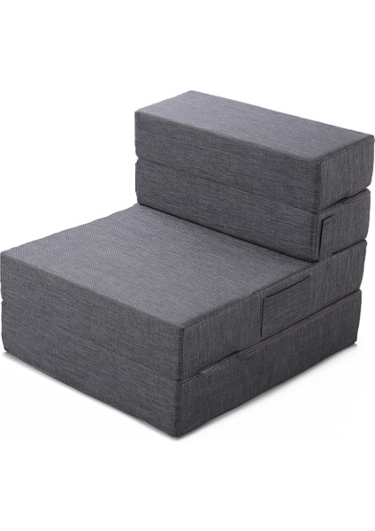 Valeria Katlanır Yatak Olabilen Koltuk Tek Kişilik Gri fırsatları