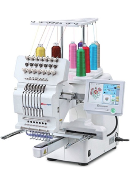 HCH-701-30 Tek Kafa 7 Iğne Profesyonel Nakış Makinesi