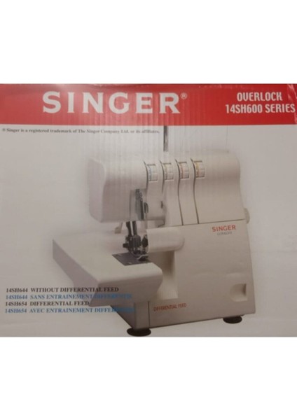 Sınger Beyaz Overlok Makinesi