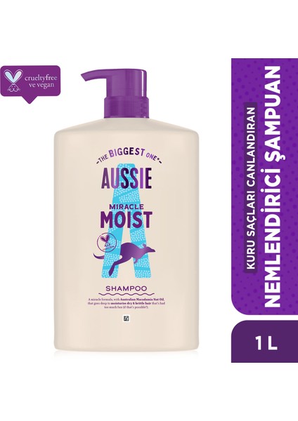 Miracle Moist Kuru Saçları Canlandıran Nemlendirici Şampuan 1000ML