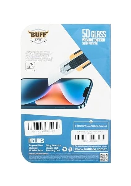 Apple iPhone 13/ 13 Pro 5d Glass Ekran Koruyucu