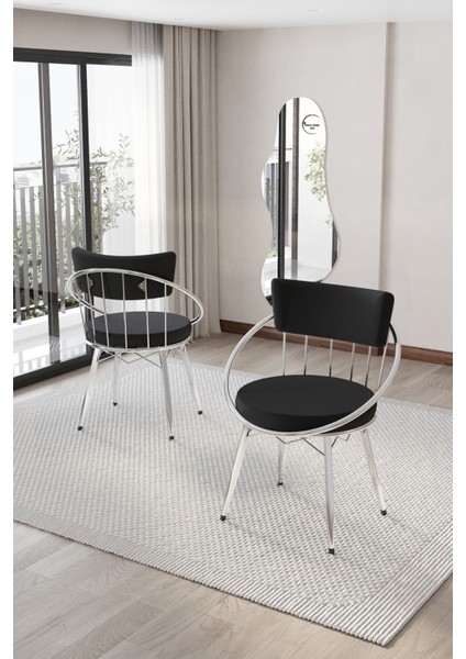 Mutfak Masası Takımı, Salon Masa Takımı 6 Kişilik New Uzay Gümüş Benchli Salon Masa Takımı