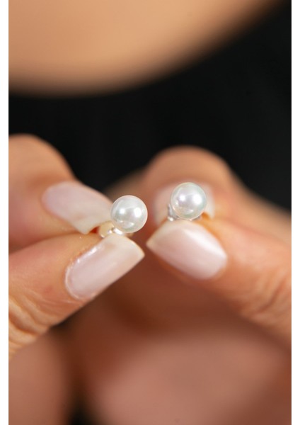 Kadın Inci Model 925 Ayar Gümüş Küpe modelleri