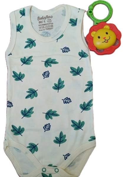 Unisex Erkek Bebek Kız Bebek Pamuklu 12/36 Ay Yenidoğan Bebek Zıbın Badi