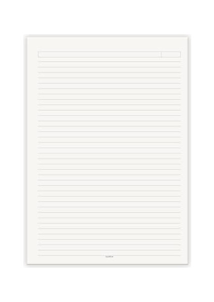 A4 70 Yp. Defter Kraft Kapak Spiralli Hafif Kağıt Çizgili 140 Sf.