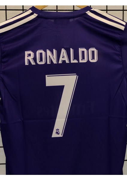 Real Madrid //cristiano-Ronaldo 2016/17 Sezonu-Mor Renk Kısa Kollu Yetişkin Formasi fiyatları