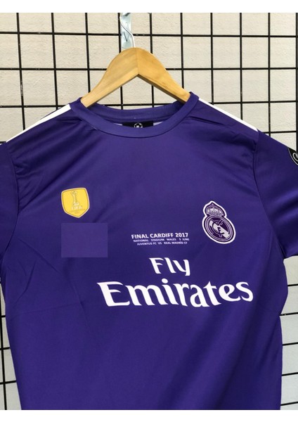 Real Madrid //cristiano-Ronaldo 2016/17 Sezonu-Mor Renk Kısa Kollu Yetişkin Formasi modelleri