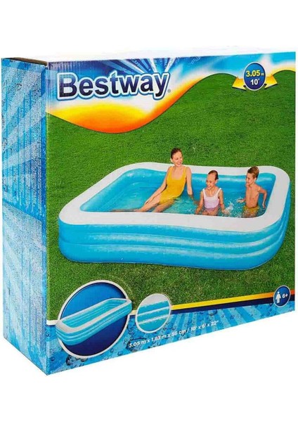Büyük Şişme Havuz 305X183X56 Cm, Rahat ve Eğlenceli Yaz Keyfi fiyatları