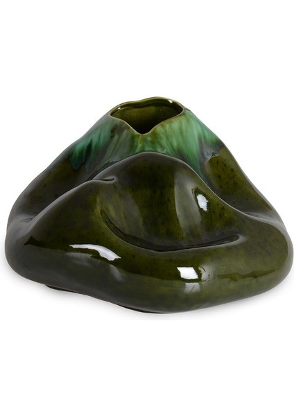 Dekoratif Seramik Dağ Vazo Zümrüt Serisi modelleri