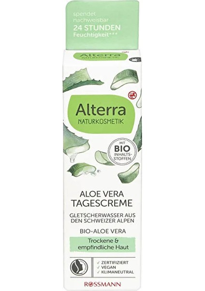 Gündüz Kremi - Organik Aloe Vera & Buzul Suyu Içerikli - 50 ml