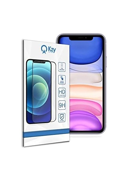 Iletişim Apple iPhone 11 ile Uyumlu Tam Kaplayan Temperli Ekran Koruyucu Cam
