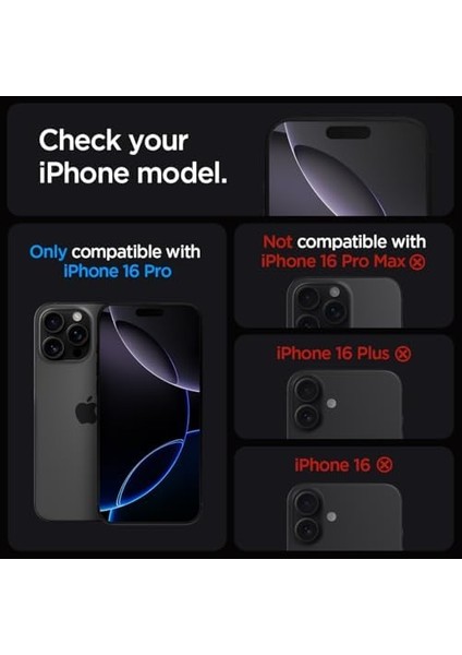 Apple iPhone 16 Pro Hayalet Cam Ekran Koruyucu Kolay Kurulum Glas. tr Ez Fit Privacy (2 Adet) - AGL07929