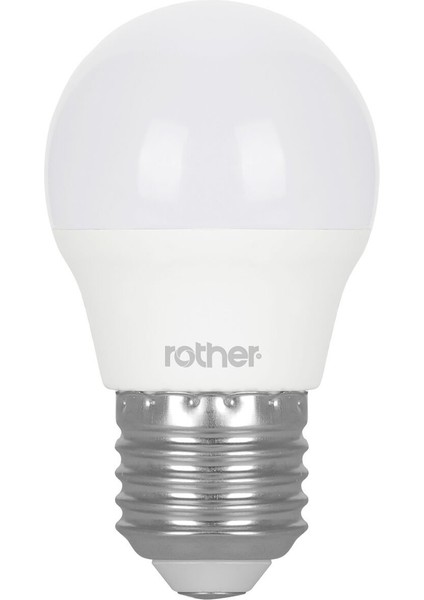 RTL09101 Rother G45 LED Ampul 6W E27 470 Lümen 6500K Beyaz Işık - Enerji Tasarruflu Ampul