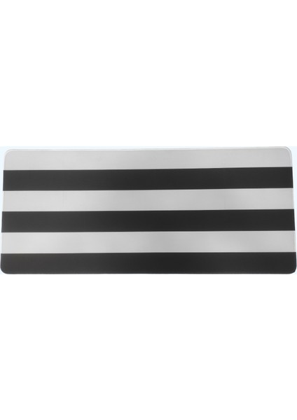 Efsane Çubuklu Tasarım Siyah Beyaz Mouse Pad