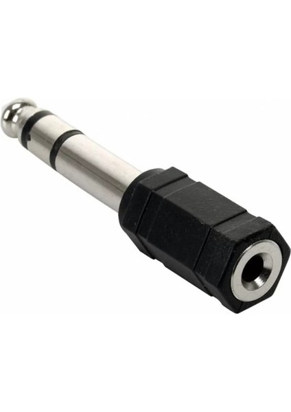 3.5mm Stereo - 6.3mm Stereo Yükseltici Adaptör (5 Adet)