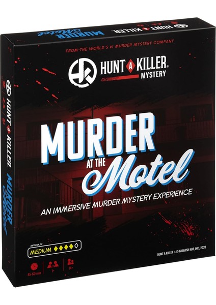 A Killer Murder At The Motel, Immersive Murder Mystery Game - Çözülmemiş Davayı Bağımsız Bir Meydan Okuma Olarak Alın, Randevu Gecesi Için Veya Aile ve Arkadaşlarla Oyun Gecesi, Yaş 14