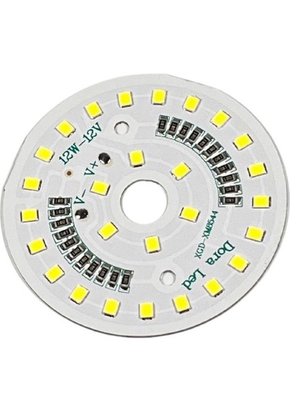 12Volt 12Watt Smd 5630 Ledli Led Modül Beyaz 10mm Delik Çaplı 12V 12W Avize Ledi 60mm(3 Adet) fırsatları