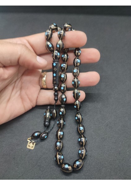 Hakan Kaya Usta Eseri 3'lü Gümüş Yarma Gümüş Çakımlı Mineli Inci Siyahı Kuka Sertifikalı 8072 indirimleri