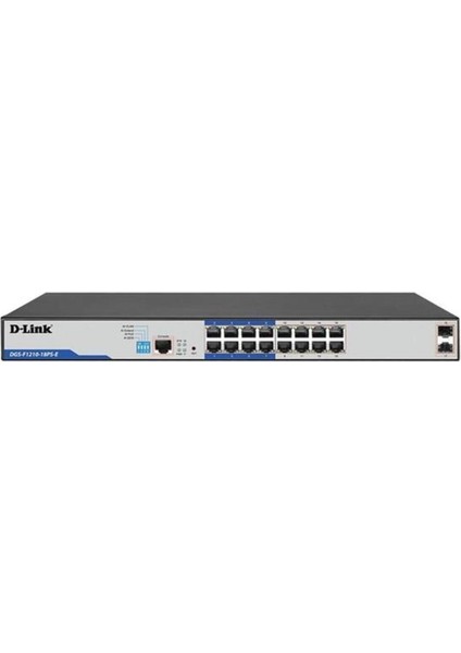 16PORT 150W DGS-F1210-18PS-E Gıgabıt 2x Sfp Yönetilebilir Poe Switch