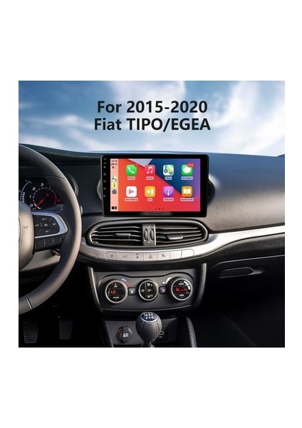 Fiat Egea 2016-2021 Multimedya Carplay Ekran Seti 4 GB Ram 64 Hafızalı