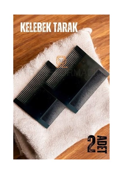 2 Boyutlu Kelebek Tarak 2 Adet