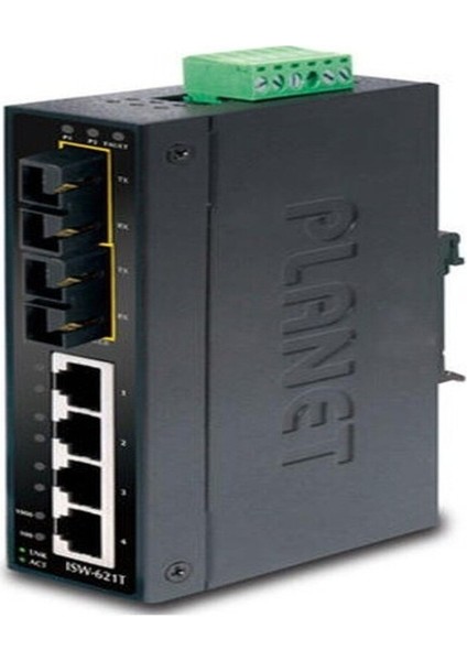 PL-ISW-621T 4 Port 10/100/BASE-TX 2 Port Sfp Sc Endüstriyel Ethernet Switch