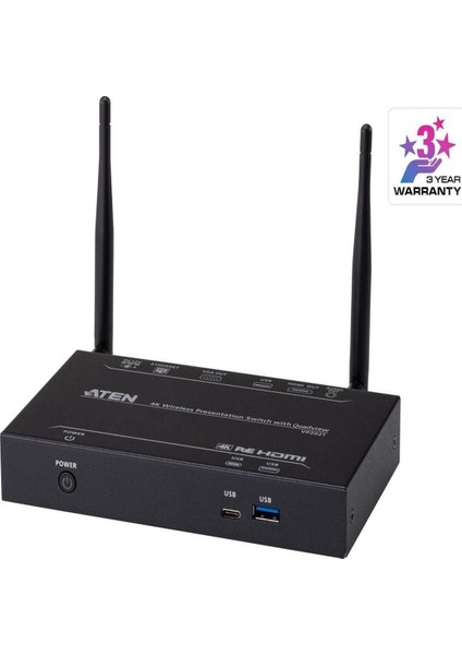 4K Wireless Presentation Switch With Quad View